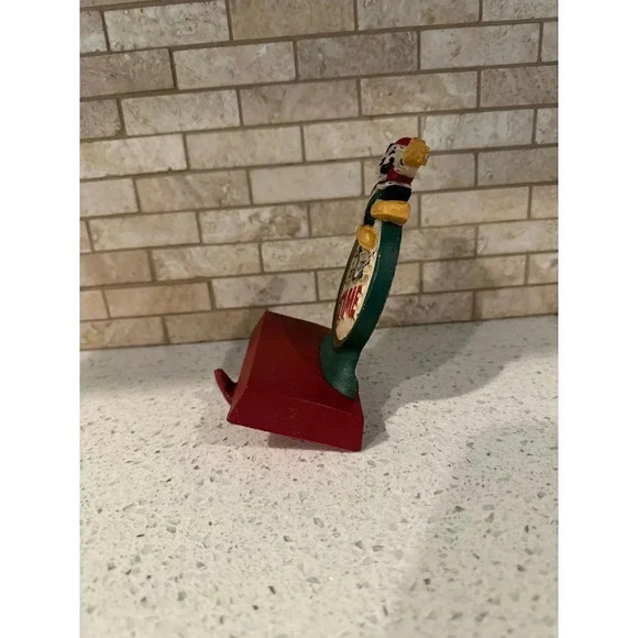 Mickey Mouse It’s Christmas Time Cast Iron Stocking Hanger Midwest Cannon bq - Picture 4 of 4